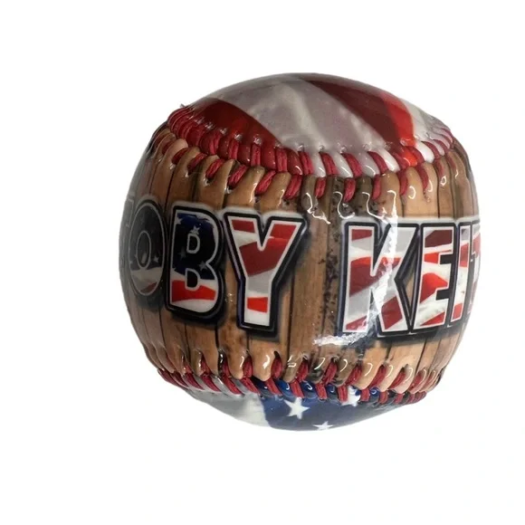 Toby Keith Country Music Singer American Flag Souvenir Collectible Baseball - Picture 1 of 5